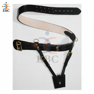 Ceinture Sam Browne réglable de luxe sangle croisée pour para officiers ceinture Sambrown Repro - Product Image 1