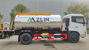 รถบรรทุกจ่ายยางมะตอยสำหรับงานก่อสร้างทางหลวง DONGFENG 10M3 เครื่องพ่นบิทูเมนสำหรับงานเคลือบพื้นผิวถนนแบบ Prime Coat, Tack Coat และ Seal Coat - Product Image 5