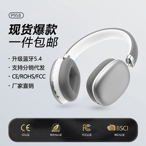 หูฟังบลูทูธไร้สายแบบครอบหู ชนิด Type-C แบตเตอรี่ 350mAh เสียงสเตอริโอ รองรับการโทร ใช้สำหรับเล่นกีฬา - Product Image 2