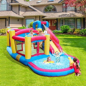 NBINFLATABLE - Mini Castillo Inflable Blanco <span class=keywords><strong>para</strong></span> Niños Pequeños, Castillo Inflable <span class=keywords><strong>para</strong></span> Bodas <span class=keywords><strong>con</strong></span> <span class=keywords><strong>Piscina</strong></span> de Pelotas y Tobogán <span class=keywords><strong>para</strong></span> <span class=keywords><strong>Alquiler</strong></span> - Product Image 4