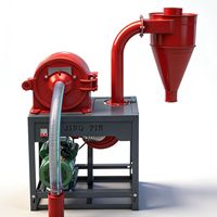 Nouveau moulin à maïs auto-aspirant, moulin à aliments pour animaux domestiques et agricoles, machine de broyage polyvalente pour l'élevage
