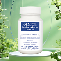 Capsules de gel de l'huile de graines d'onagre pour la santé de la peau et le confort musculo-squelettique 60 capsules