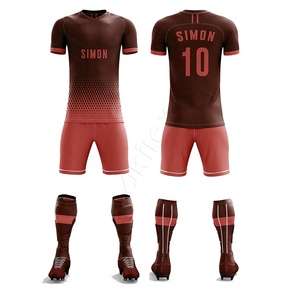 Camiseta y pantalones cortos de uniforme de fútbol con impresión por sublimación completa para kit de entrenamiento de equipos deportivos - Product Image 3