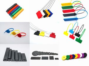 Étiquettes NFC étanches YIAN 860-960 MHz en PP avec traçabilité, ISO 18000-6C/EPC C1Gen2, puce Monza 4QT, étiquettes RFID avec câble et attache zippée - Product Image 2