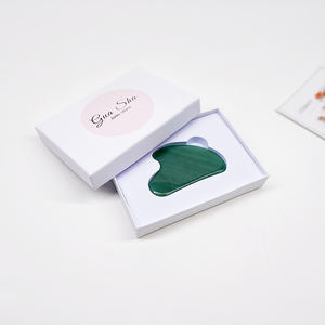 Factory Wholesale Natural Beauty Xiuyan Jade Guasha Tool for Face - Product Image 5