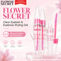 FLOWER SECRET Pure Strength Shape-Lock Clear Eyelash Eyebrow Growth Serum Styling Gel OEM Private Label Agent Wanted