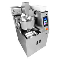 Robot de cuisine automatique commercial, machine à faire sauter intelligente, alimentation automatique des ingrédients, système de menu intelligent, 80L en acier inoxydable