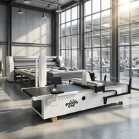 Plotter de Corte Automático CNC de Cama Plana Multicapa PANDA para Telas de Prendas, Velocidad de 120m/min, Precisión de 0.5mm en el Motor/Bomba/Núcleo
