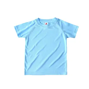 Camisetas lisas de alta qualidade em roupas de bebê bluk