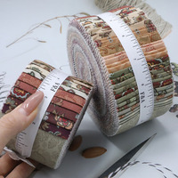 Bandes de tissu en coton 100% personnalisées pour la courtepointe, impression de rouleaux de gelée, différents motifs, patchwork artisanal, rouleau de gelée