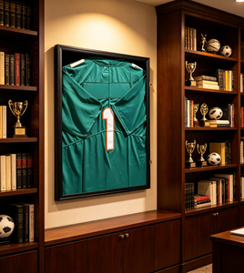 Custom Wooden Hinged Jersey <strong>Shadow</strong> <strong>Box</strong> <strong>Frame</strong> Front Loading Swing Door Sport Memorabilia Display Case Gym Decor Wood <strong>Frame</strong> - Product Image 6