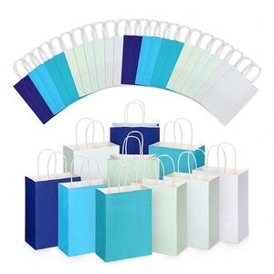 Sacs en papier kraft personnalisés, multi-usages, biodégradables, durables, recyclables, avec poignée, pour un emballage écologique des produits quotidiens - Product Image 2