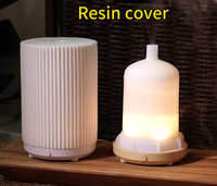 Petit diffuseur d'huiles essentielles avec une capacité de 80 ml, alimentation USB/électrique, utilisation sur table, pour la décoration de la maison et du bureau, cadeau