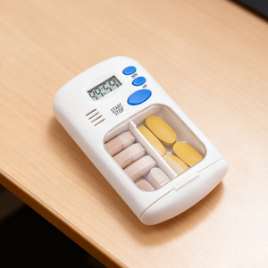 Pastillero Inteligente con Recordatorio de Medicamentos, Portátil, Pequeño, Sellado, a Prueba de Humedad, para Viajes - Product Image 2