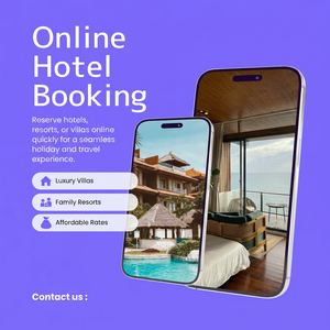 Logiciel de réservation de chambres d'hôtel, système de gestion des propriétés pour hôtels, resorts, villas, sites web de voyage - Product Image 1