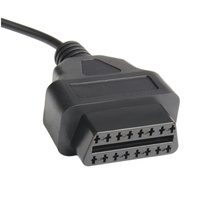 Câble automobile USB vers OBD2 femelle personnalisé avec conducteur en cuivre pur industriel, isolation en PVC, indice de protection IP67, certifié CE