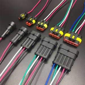 Conector de Cable para Automóvil de 1, 2, 3, 4, 5 y 6 Vías, Conector Eléctrico Impermeable Macho y Hembra de 1P, 2P, 3P, 4P y 5P con Cable - Product Image 6