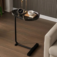 Table basse élégante pour salon meubles canapé-lit en bois fer métal table d'appoint moderne hôtel petite Table d'appoint