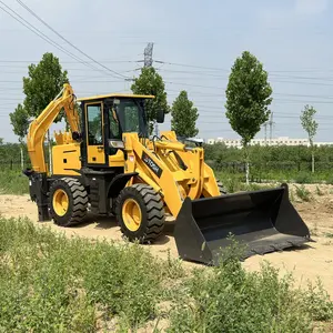 TOSH Home Backhoes Combined And Mini Backhoe Wheel Loader Automatic Yunnei Engine Price