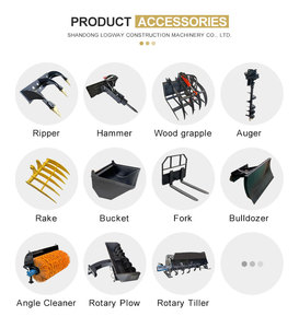 Miễn phí vận chuyển!!! Logway <span class=keywords><strong>Mini</strong></span> Skid chỉ đạo Chất lượng cao DIESEL động cơ xăng EPA/euro5 <span class=keywords><strong>mini</strong></span> loader với theo dõi <span class=keywords><strong>mini</strong></span> Skid chỉ đạo - Product Image 6