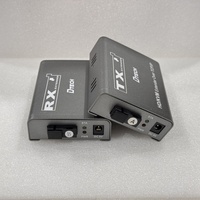 Extensor KVM HDMI USB DTECH DT-7059W de 20 km, Kit TX RX sobre Fibra Óptica, Compatible con 1080P IR