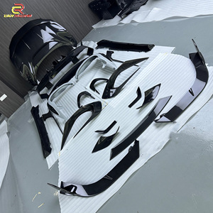 Kit de carrosserie en fibre de carbone sèche BatFury <span class=keywords><strong>Aero</strong></span> New Style Auto Parts Hood Front Lip Rear Diffuser Side Skirt for F-errari 296 GTB Bodykit - Product Image 2