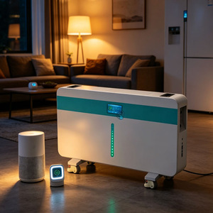 Slimme LiFePO4-batterij 51.2V 420AH thuis-energiesysteem back-up overbelastingsbeveiliging zonnebatterij - Product Image 1