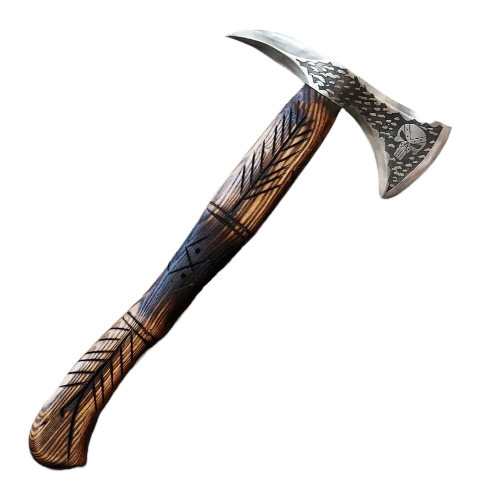 ANCIENNE HACHE AVEC manche en bois EUR 29,00 - FR