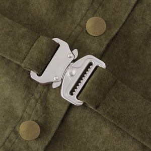 Y2k fabricants de vêtements élégant européen formel vert luxe 100% coton ceinture Cargo Mini <span class=keywords><strong>Gala</strong></span> Blazer <span class=keywords><strong>robe</strong></span> femmes dames 2024 - Product Image 6
