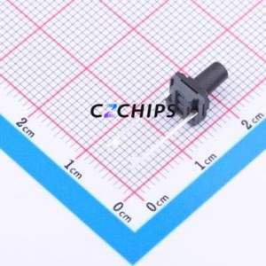 K2-1839DZ-K4SW-02 Tactile Switch Through hole Component (THT) Switch 2.5N Through Hole 6.2mm 6.2mm - Product Image 2