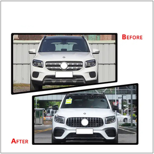 Kit de carrosserie de voiture modifié pare-chocs avant et arrière avec grille pour <span class=keywords><strong>Mercedes</strong></span> <span class=keywords><strong>Benz</strong></span> <span class=keywords><strong>GLB</strong></span> class X247 2020-2022 changer pour GLB35 <span class=keywords><strong>AMG</strong></span> - Product Image 5