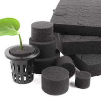 100 pièces d'éponge hydroponique pour jardin, culture de légumes sans terre, support de culture, éponge hydroponique, paniers de plantation, éponge de plantation