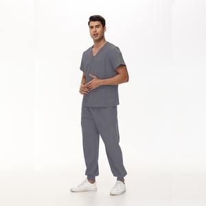 Ensemble de vêtements médicaux unisexe, vêtements amples et confortables pour <span class=keywords><strong>spa</strong></span> et salon de beauté, uniforme d'infirmière pour hommes - Product Image 6