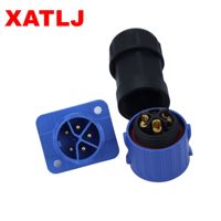 XATLJ M25 personnalisable 2 3 3 + 3 3 + 4 connecteurs étanches IP67 prises d'aviation 25A/20A prises pour PCB et FPC