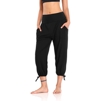 Pantalon de survêtement Able Yoga Palazzo Pantalon Pantalon Femm Pantalones De Mujer Pantalones Para Mujer Harem Taille Haute Pantalon Femme