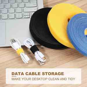 Cintas Adhesivas de Poliéster/Nylon de Doble Cara, Reutilizables, Ecológicas, Fuertes y Autoadhesivas, Lavables y Resistentes al Calor, para Bolsas, Prendas y Zapatos - Product Image 3