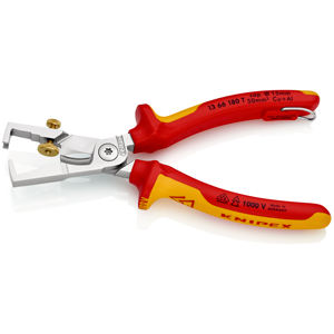 Pince à dénuder isolée KNIPEX 13 66 180 T StriX avec ciseaux à isolation et poignées multi-composants - Product Image 2