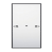 Panneaux solaires monocristallins JA N-Type demi-cellules 400W-450W personnalisables, entièrement noirs, efficacité 23%, verre trempé 3,2 mm