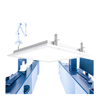 Éclairage LED hygiénique et stérilisable AC100-277V avec corps en aluminium, indice de protection IP65, design industriel, lumière pour salle blanche