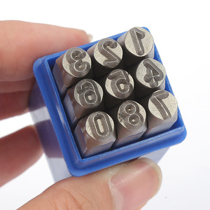 <b>Leather</b> Punch <b>Tools</b> 8mm 5/16 In Steel Industrial Grade Stamping <b>Tool</b> Set Blue Box Packaging - Product Image 3