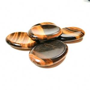 Pierres de massage 2026 : Sélénite de guérison, Œil de Tigre <span class=keywords><strong>Jaune</strong></span>, Cristal de l'Anxiété, Pierre précieuse, <span class=keywords><strong>Propriétés</strong></span> de guérison Feng Shui - Product Image 5