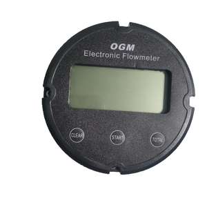 เครื่องวัดการไหลแบบเฟืองวงรีดิจิตอล OGM ขนาด 1 นิ้ว ทำจากอลูมิเนียมอัลลอยด์ ความแม่นยำ +/-0.5% สำหรับน้ำมันเชื้อเพลิง ดีเซล น้ำมันเบนซิน DN25 10-120 ลิตร/นาที - Product Image 1