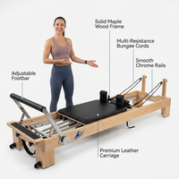 Máquina de Pilates Reformer de Roble Personalizada