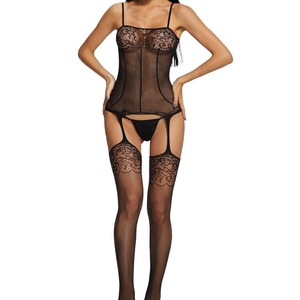 <span class=keywords><strong>Sexy</strong></span> lingerie in Europese en Amerikaanse stijl, één geheel, kousen, mesh, zwarte jumpsuit, <span class=keywords><strong>bodystocking</strong></span> - Product Image 3