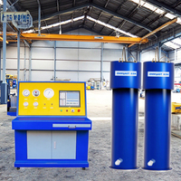 Plataforma de prueba hidrostática de alta presión de suministro directo del fabricante, bomba de pistón de 48 Mpa, potencia neumática para pruebas de agua limpia