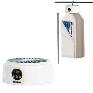 Séchoir à linge <span class=keywords><strong>électrique</strong></span> compact - Stérilisation portable sans UV par lumière bleue, séchage rapide, s'adapte à une valise pour usage domestique et automobile - Product Image 1