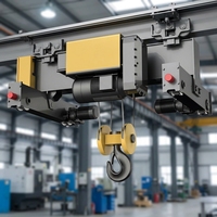 Palans de levage motorisés à double vitesse ACME 5 tonnes, neufs, de haute qualité, avec télécommande électrique et câble métallique, pour chariot de levage européen