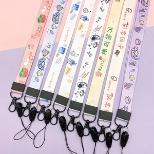 Sublimação personalizada impressa poliéster pescoço cinta colhedor Eco-friendly Breakaway Segurança Nylon Lanyards