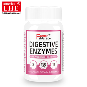 Integratore di enzimi digestivi di alta qualità con supporto Multi enzimi per la salute dell'apparato digerente per la salute dell'intestino capsule di enzimi digestivi - Product Image 1