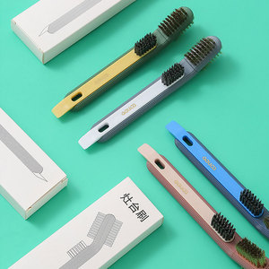 Brosse pour cuisinière à gaz en acier inoxydable, outil de nettoyage multifonctionnel pour la cuisine - Product Image 1